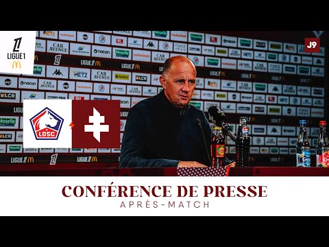25-26 - D9: Lille - Metz, Stéphane Le Mignan's reaction