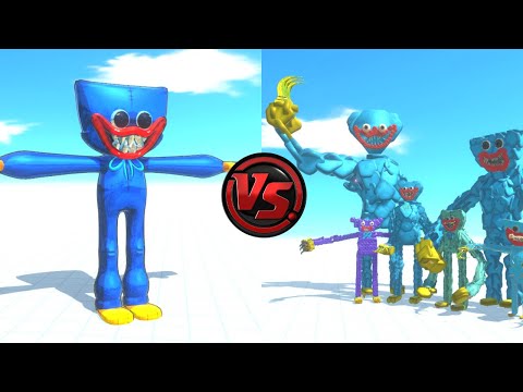 HUGGY WUGGY VS WORKSHOP HUGGY WUGGY   ANIMAL REVOLT BATTLE SIMULATOR