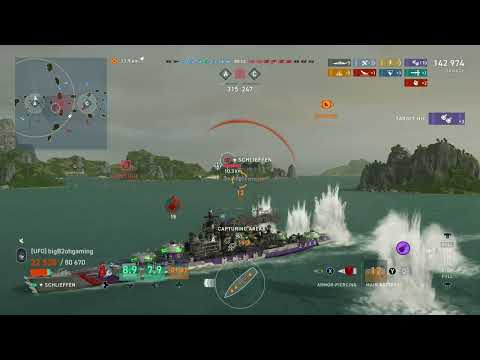 Schlieffen not the fun secondary monster anymore - World of Warships Legends