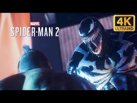 Venom vs Kraven Boss Fight - No Background Music - Marvel's Spider-Man 2