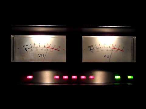 VU Meters (JVC KD-55 Cassette Deck)
