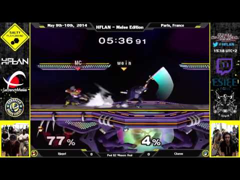 HFLAN - Djagof (Cpt. Falcon) Vs Charon (Marth) - SSBM Singles Bracket Pool B2 WF