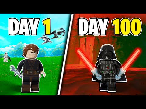 I Survived 100 Days of Star Wars on LEGO Fortnite