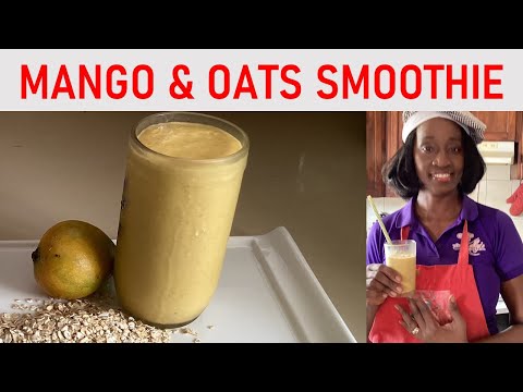 How to make MANGO & OATS SMOOTHIE