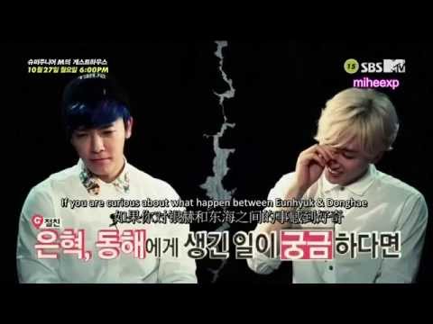 [ENG SUB]【中字】 SJM Guesthouse - Donghae & Eunhyuk's Bickering