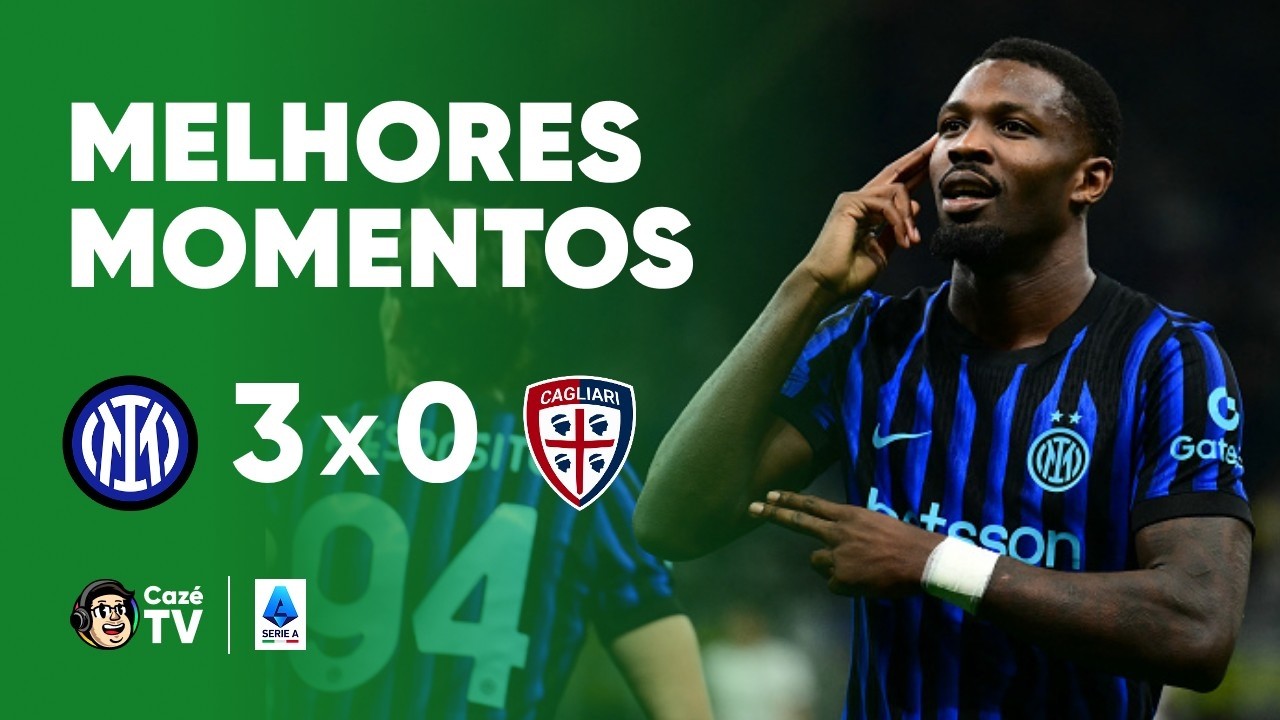 MELHORES MOMENTOS: INTER DE MILÃO 3 X 0 CAGLIARI | SERIE A ITALIANA 2025/2026 | 33ª RODADA