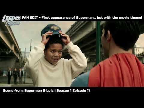 First appearance of Superman... but with the movie theme!!!