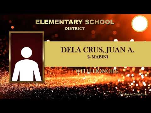 Cool Powerpoint Layout for Recognition/Graduation with Video Background (Red)