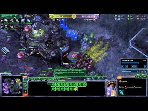 StarCraft 2 WoL - HeroMarine[T] vs DruidzKamina[Z] - Daybreak