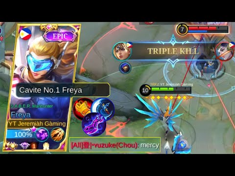 NEW ATTACK SPEED HACK☠️ | BROKEN ITEM | TOP 1 GLOBAL FREYA | FREYA BEST BUILD 2022 | MUST TRY | MLBB