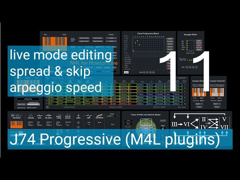 J74 Progressive - A toolset for Chord Progression and Harmonic Editing (Tutorial 11)