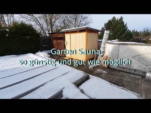 The affordable "DIY" garden sauna, Part 1