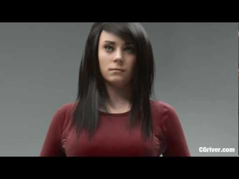 Rigged & Animated 3D Model (Human, People, Woman, Female Character) 3DS Max with VRay CWom0019HD2CS