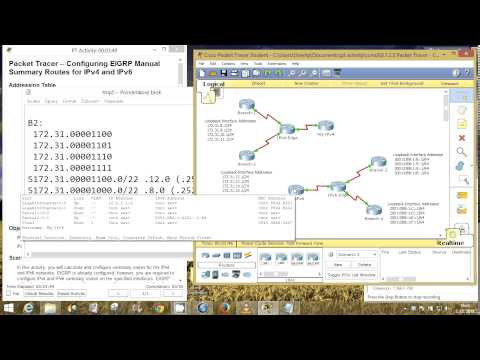 CCNA 3 Packet Tracer Activity 8.1.2.5 solution