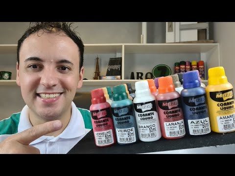 HOW TO MAKE A BEAUTIFUL COLOR USING LIQUID DYE