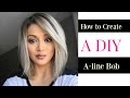 How to Create a DIY A-line Bob cut