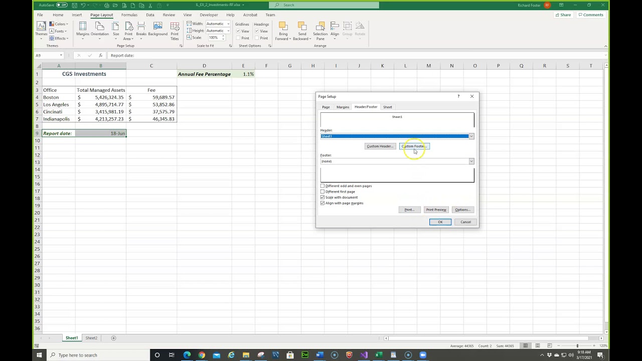 CS 180 Book Excel Module 2 Skills