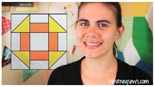 Churn Dash Block | Sampler Sew Along | Whitney Sews