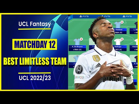 BEST LIMITLESS TEAM | Champions League Fantasy Tips 2022/23 - YouTube
