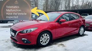 “Telematics Malfunction” warning in Mazda vehicles