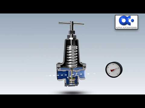 Part of a video titled Fonctionnement d'un régulateur de pression - Alpha Automatismes