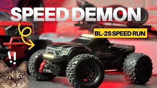 Traxxas Mini Maxx BL-2S Speedrun Parking Lot Bash