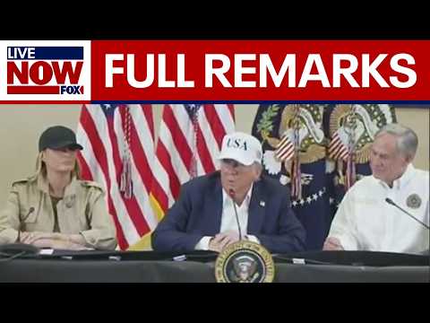 Video | FULL: President Trump, Melania host roundtable after deadly floods in Texas
