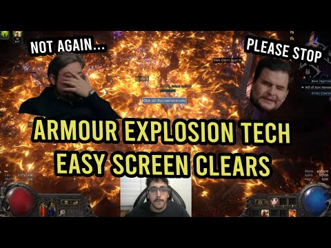 Armour Explosion Technique | Simple Multi Screen Clearing Effect  | Kalltorak Path of Exile 2