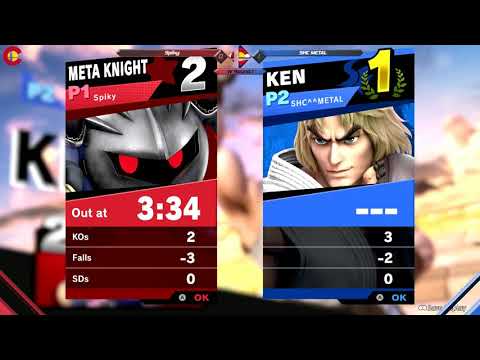 Spiky (Meta Knight) vs SHC Metal (Ken) - WR1