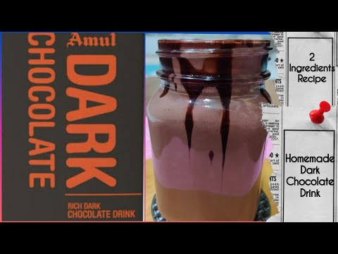 Dark Chocolate Drink Recipe | 2 INGREDIENTS Amul Dark Chocolate Drink | Anjum's Food