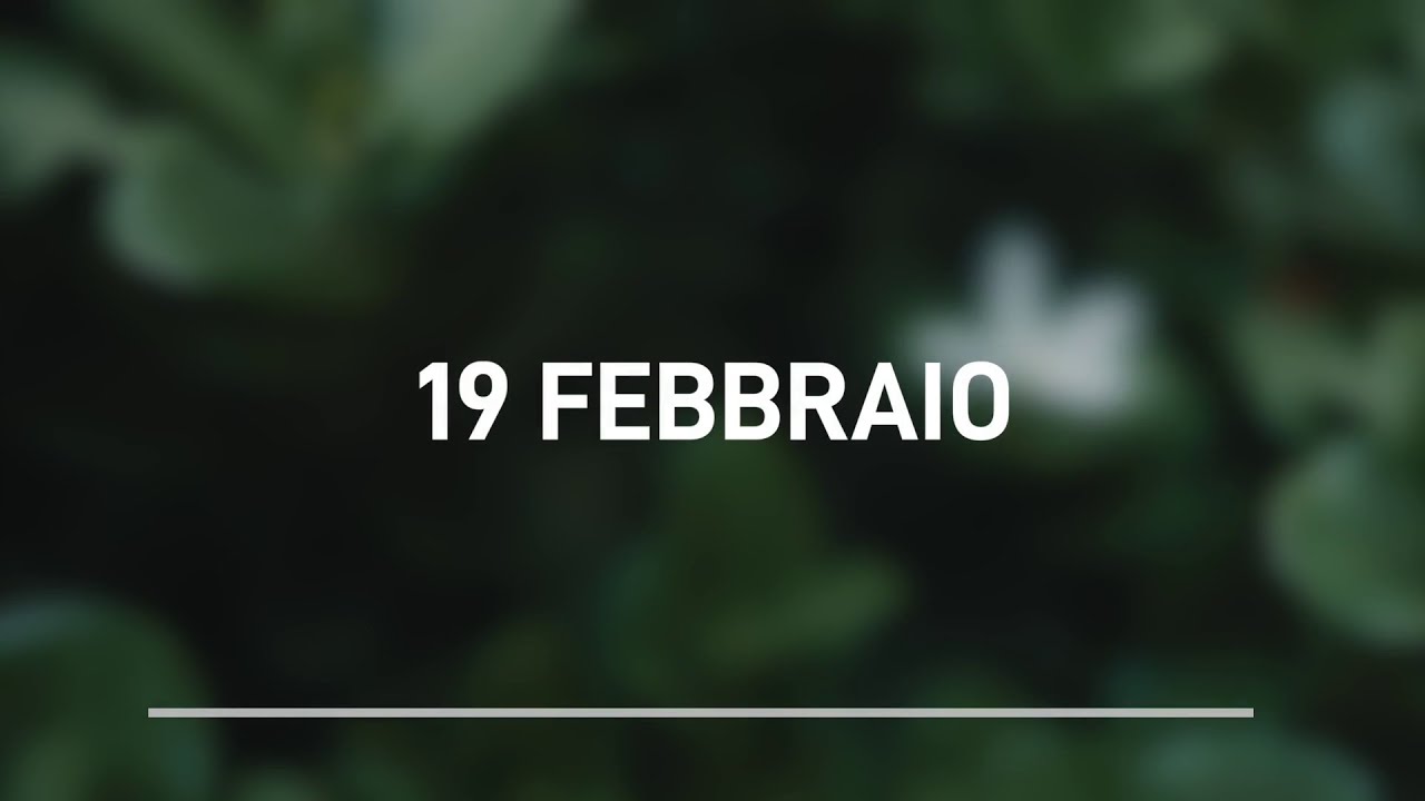 Meditazione Calendario “Parole di Vita” del 19 Febbraio 2023