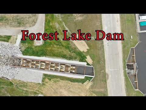 Forest Lake Dam Complete! - Dam is Repaired and Forest Lake is Full!