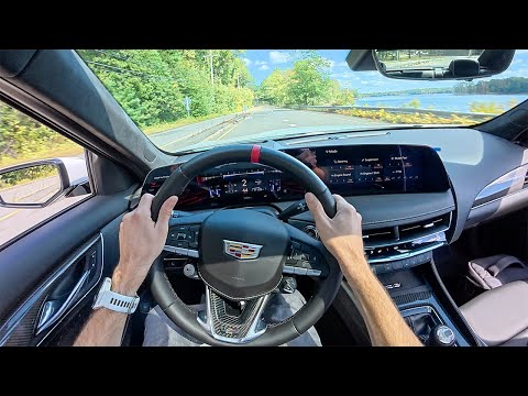 2025 Cadillac CT5-V Blackwing Manual - 668hp Morning Commute (POV Binaural Audio)