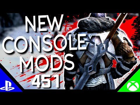 Skyrim Special Edition: ▶️5 BRAND NEW CONSOLE MODS◀️ #451 (PS4/XB1)
