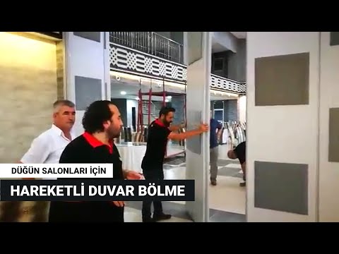 Movable partition wall video