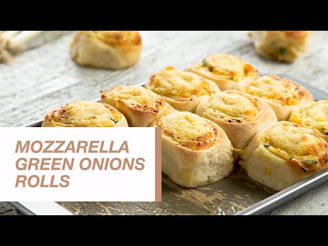 Mozzarella Green Onions Rolls | Food Channel L Recipes