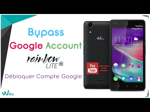 Bypass Google Account Wiko Rainbow Lite 4G Remove FRP