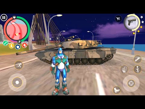 Rope hero vice town military base | update version 6.1.4 | Games on HD new gameplay