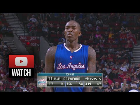Jamal Crawford Full Highlights at Trail Blazers (2014.10.12) - 23 Pts, Crazy Shots!