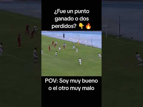 ⚽ ¡Empate con sabor a poco!