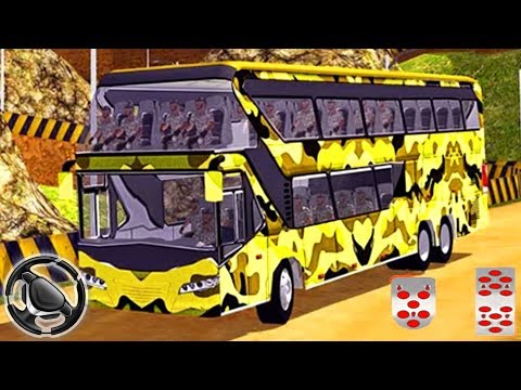 US Army Bus Driver 2019 - Soldier Transport | Android Gameplay