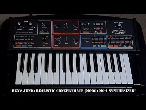 Oddity Archive: Episode 182.5: Ben’s Junk: Realistic Concertmate (Moog) MG-1 Synthesizer