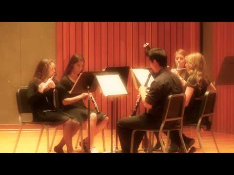 CFHS Woodwind Quintet  - Le Cheminee Du Roi Rene - Milhaud