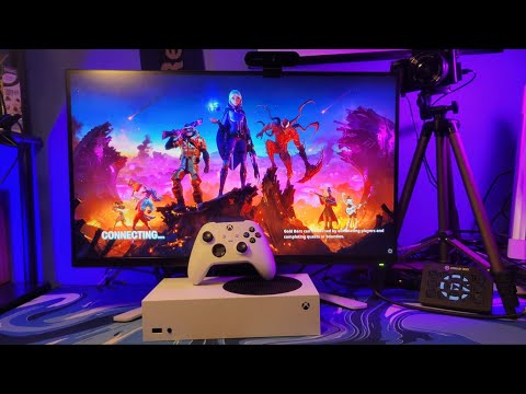 Fortnite on XBOX SERIES S... (Unboxing + 120 FPS Review)