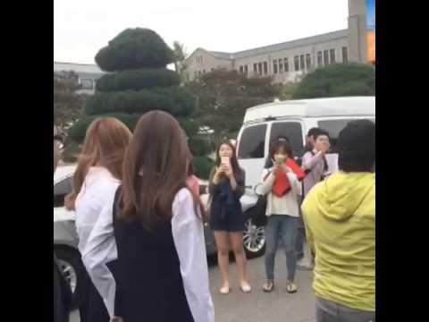[Fancam ] 140917 SeoHyun & YoonA - Dongguk University Ambassador Appointment Ceremony