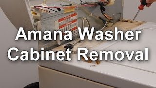 How to Remove the Cabinet on an Amana Washer