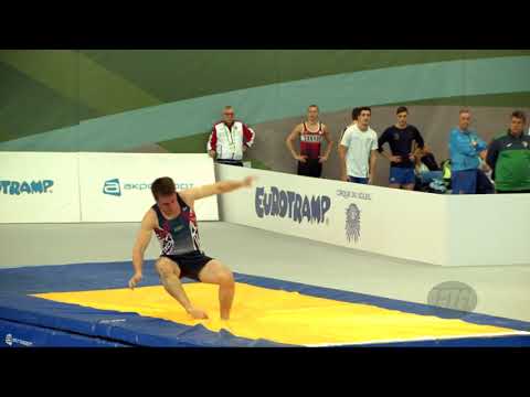 ROMAKHOV Alexandr (KAZ) - 2018 Trampoline Worlds, St. Petersburg (RUS) - Qualification Tumbling R1