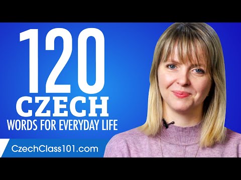 120 Czech Words for Everyday Life - Basic Vocabulary #6