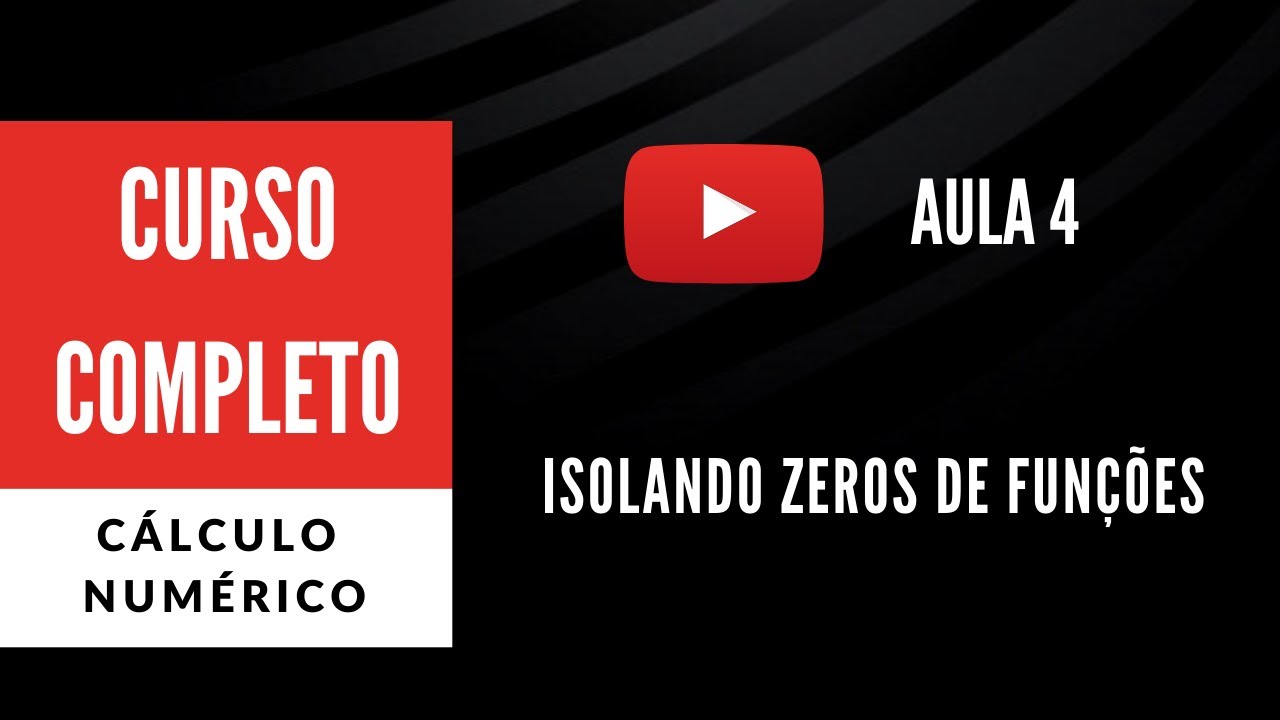 Isolando zeros de funções (CN - Aula 4)