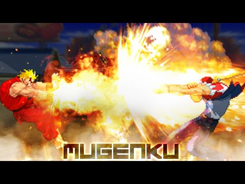 Fire Power Ken Burn vs Terry Bogard. Fire vs Explosion! Street Fighter MUGEN